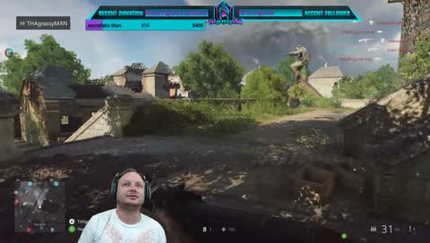ThaGrassyMan doing work in BF5!