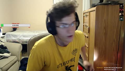 dumb boy slams head into wall