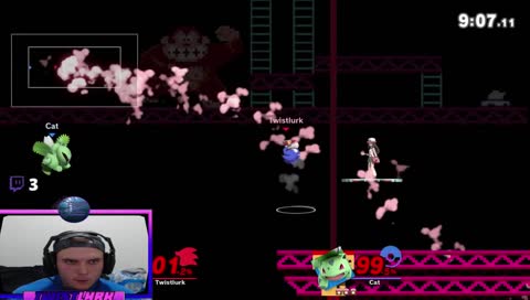 He's freaking lagging