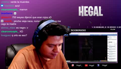 Hegal en Confetti (perdiendo)