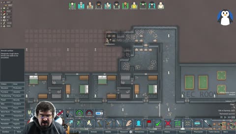 he is building a wall