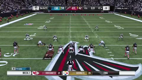GOAT League Madden 19 3 sacks in a row and interception 🐐
