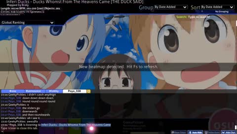 geeky pickle gets gnombed on stream