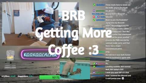 Hahaha the back leg stretch! Lulu