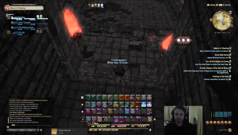 man loses it live on stream