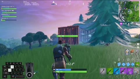 His aim is insane