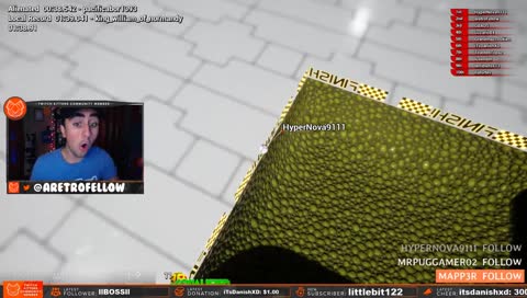 Jon overreacting to a f*cking simulated ball not making the finish line
