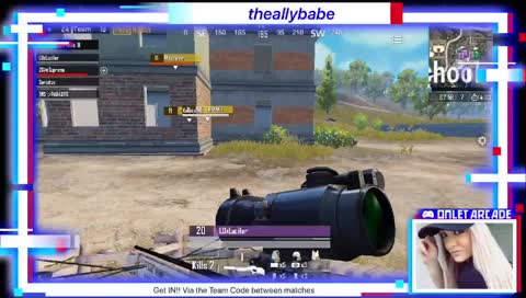 Rich knocking Luci with a buggy