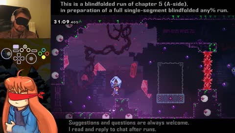 [Blindfolded] Celeste chapter 5 run (then ch4+5)