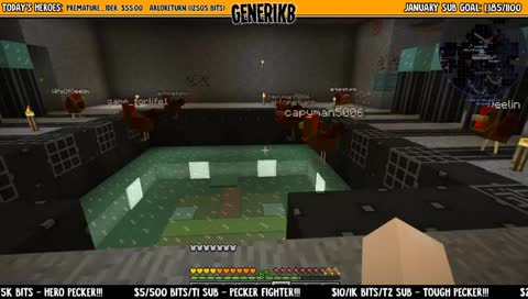 Qeelin and WifeofQeelin battle it out! #peckerfight