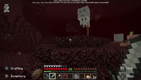 That sound you make when you are being attacked by a ghast, apparently...