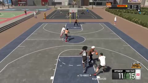 His head hit the rim lol