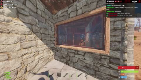 he's not even looking