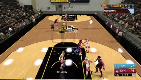 Jxyy with the steal + dunk