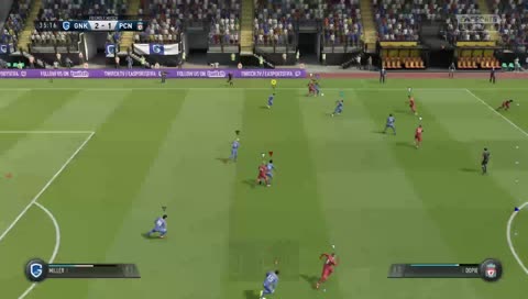 Goal through 2 defenders and a goalie. Wow!