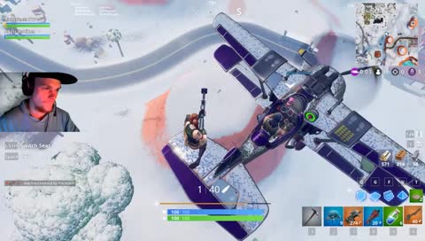 Nutty snipe shot from a plane