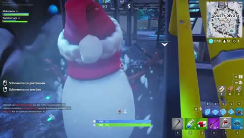 "Ich bin ein Schneemann"