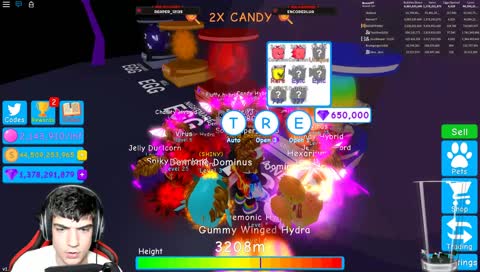 Bensei hatches a Rainbow Shock