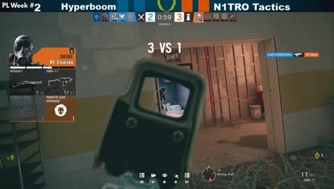 NT Emarsko 1v3 Smoke Clutch: R6PLXbox