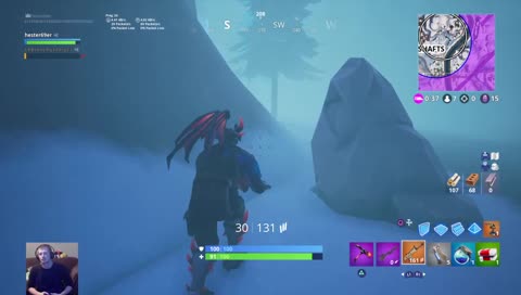Singing to wierd noises in the background