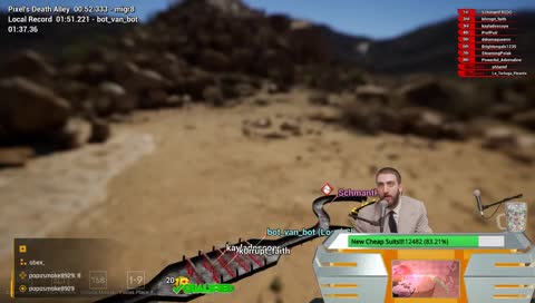 flying out of nowhere