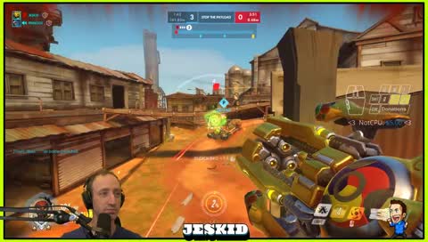 Orisa takes a trust fall