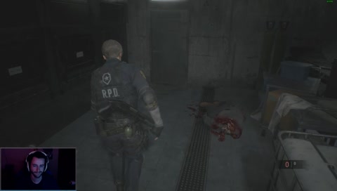 Open the door and throw the nade out RE2