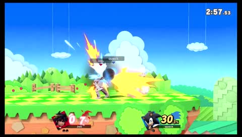 [SSBU] Dark Pit 4 hit combo carry off stage