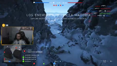 Cuando sales volando a lo rambo