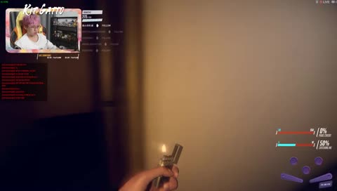 Kit got jumpscared in Devotion