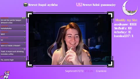 Never drinking coffee on stream again. ¬_¬