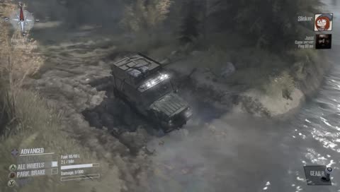 Siberian river crossing operation