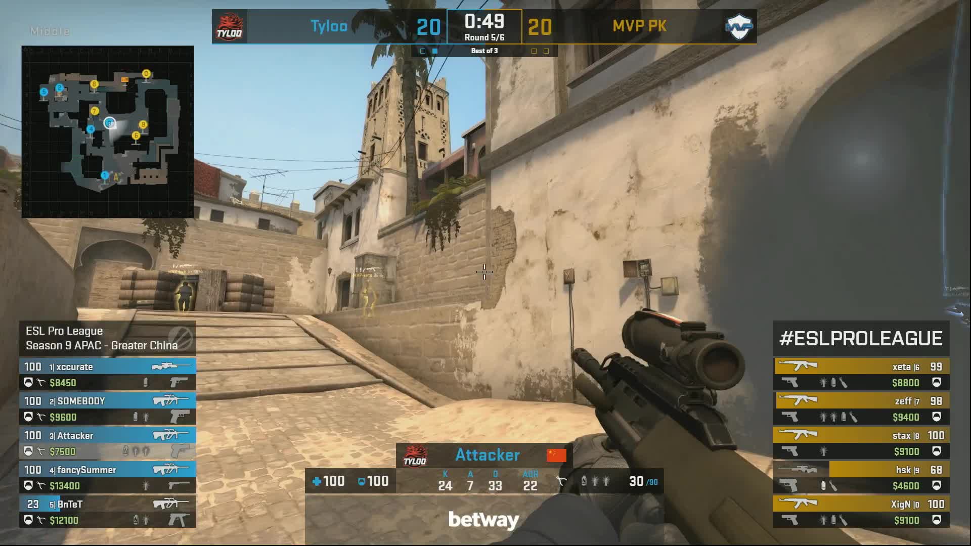 ESL caster losing his mind from Asian CS GlobalOffensive