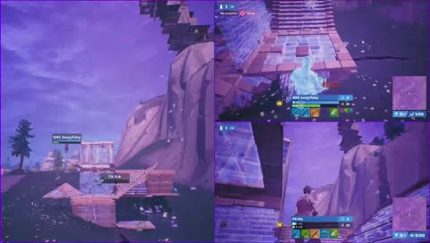 Benjy edits an L after winning a match on the Fortnite main stream