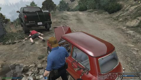 Tentative d'utilisation d'un défibrillateur