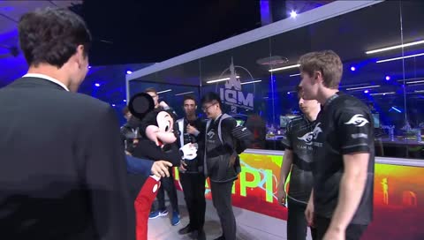 As if he was shaking hands with the president