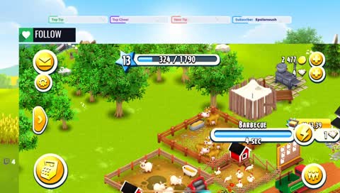 Barbecue getting finished live on stream