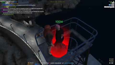 cuidado no te vayas a caer