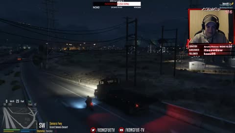 Hører på litt musikk