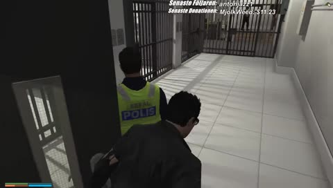 Knocka 3 poliser ensam 