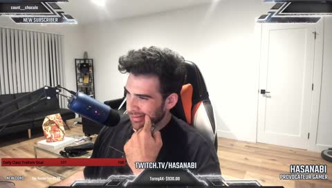 Rajj trying to order food while talking to Hasan