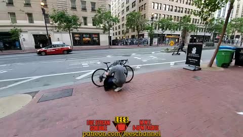 Bike Thief Caught In The Act