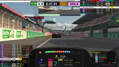 Just drive back onto the racing line