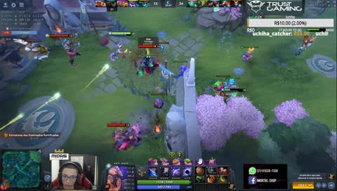 Ai o verdadeiro cai pra fora e toma stun!