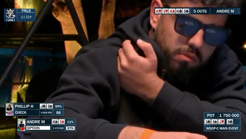 WSOP Circuit Marrakech - Mão Final (Turn)