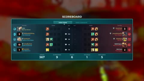 Listen to the music while looking at the health bar.