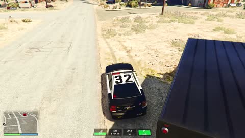 "Und jetzt runter von der Straße!"