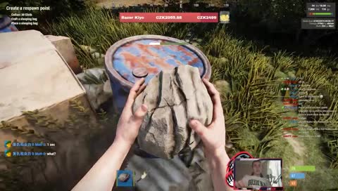 A strange appearance.