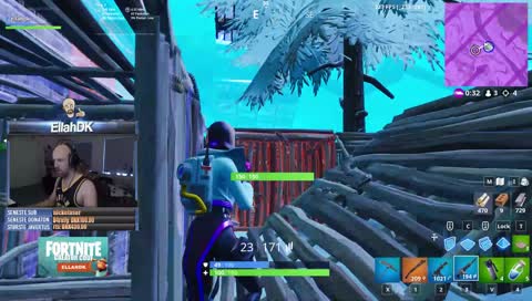 Ellah søger modstand i Fortnite.