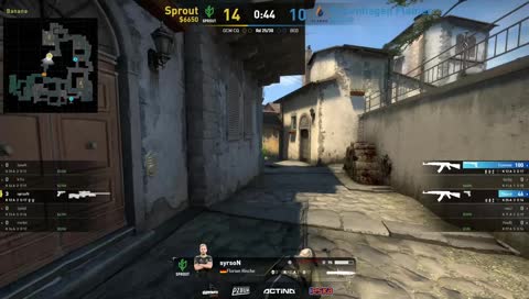 syrsoN - AWP ACE (with 1vs2 clutch with 3 HP) - Part 2 - 1/5 frags